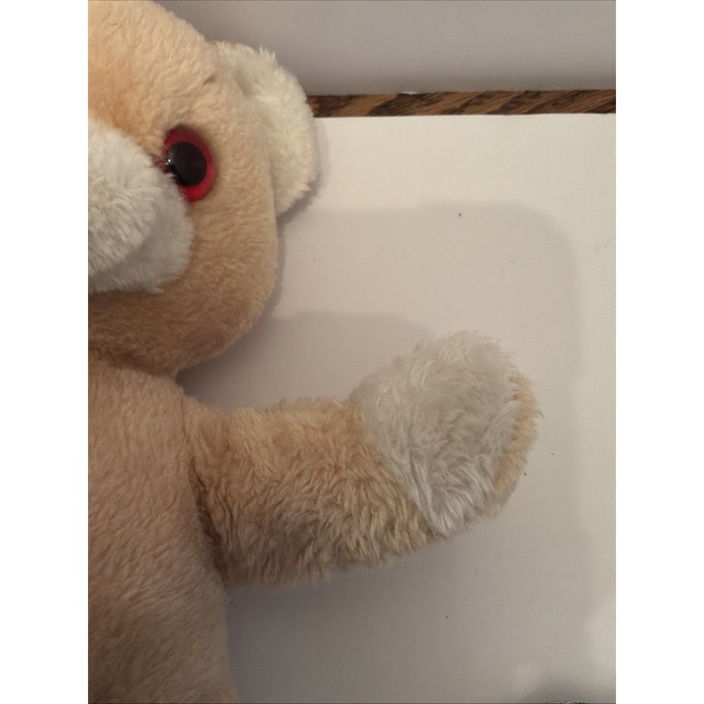 Vintage Rushton Teddy Bear Plush Tan 15" Stuffed Animal Toy Tested Works Musical - Picture 8 of 9